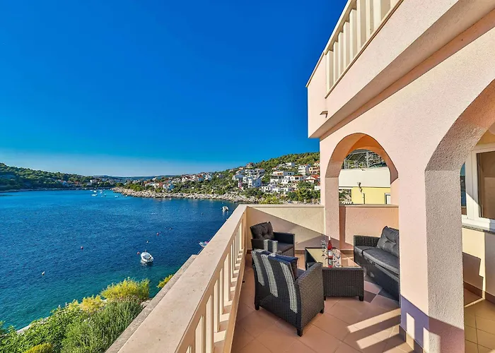 Seaside With A Swimming Pool Razanj, - 9723 Daire Rogoznica (Sibenik-Knin)